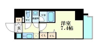 レオンコンフォート北浜の物件間取画像